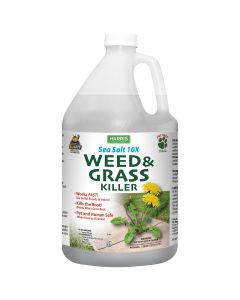 Harris Sea Salt 10X Weed & Grass Killer, 1 Gallon