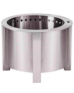 Breeo X Series 19 in. W Stainless Steel Outdoor Round Wood Fire Pit