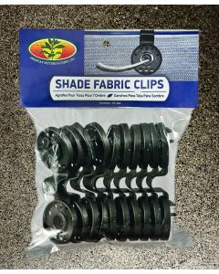 American Nettings & Fabrics Black Plastic Shade Clips, 10 Pack