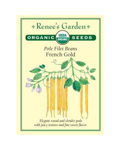 Phaseolus, Bean (Pole), French 'Gold' ~ 35 seeds