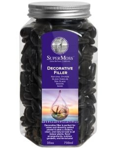 SuperMoss Decorative Stones Black, 25 oz. Jar