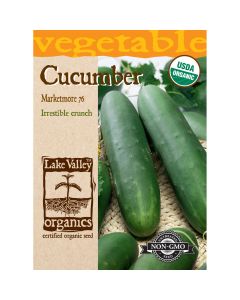 Cucumis, Cucumber 'Marketmore 76' Organic Heirloom