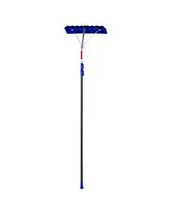 Garant Poly Roof Rake Telescoping Handle, 24" Wide by 16.5' Long, 