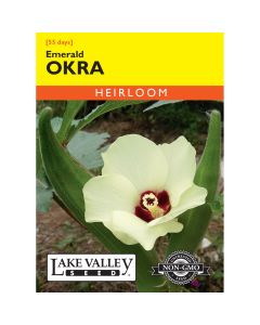Abelmoschus, Okra 'Emerald' Heirloom