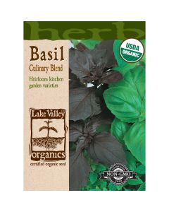 Ocimum, Basil 'Culinary Blend' Organic Heirloom