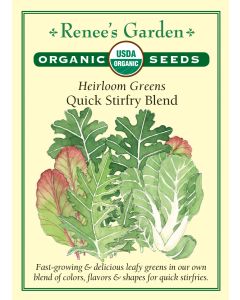 Brassica, Green Mix, Quick Stirfry Blend, ~ 1302 seeds