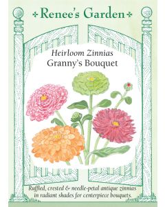Zinnia, Granny’s Bouquet, ~ 135 seeds