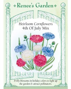 Centaurea, Cornflower, 4th of July Mix, ~ 210 seeds