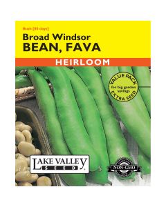 Vicia, Broad Bean (Pole) 'Windsor' Heirloom Value Pack