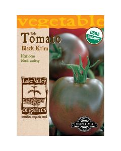 Solanum, Tomato Beefsteak (Pole) 'Black Krim' Organic Heirloom
