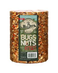 Mr. Bird, Bugs, Nut & Fruit Suet Cylinder, Large