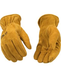 Men's Lined Premium Suede Cowhide Driver Gloves