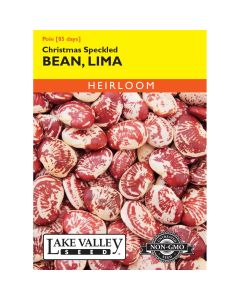 Phaseolus, Butter Bean (Pole) 'Christmas Speckled' Heirloom