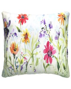 Wildflower Field Pillow, 18 X 18"
