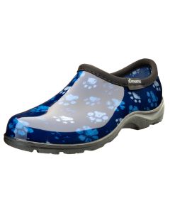Woman's Comfort Shoe Grungy Paw Blue - Sloggers