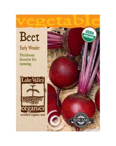 Beta, Beet 'Early Wonder' Organic Heirloom