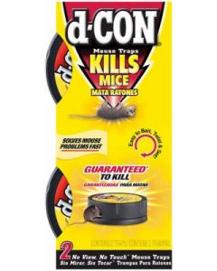 D-Con No View No Touch Mouse Trap, 2 Pack