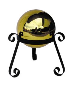Border Concepts, Scrolled Gazing Globe Stand Black, 10" ring