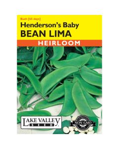 Phaseolus, Butter Bean (Bush) 'Henderson’s Baby' Heirloom