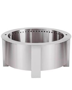 Breeo X Series 30 Stainless Smokeless Fire Pit 30 in. W Stainless Steel Outdoor Round Wood Fire Pit