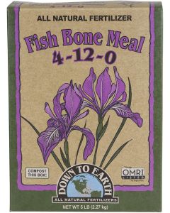 Down to Earth Fish Bone Meal 4-12-0 Fertilizer