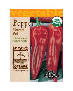 Capsicum, Sweet Pepper 'Marconi' Organic Heirloom
