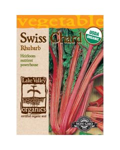 Beta, Swiss Chard 'Rhubarb' Organic Heirloom