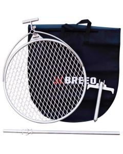 Breeo Outpost 24 Silver Camp Grill 28.5 in. H X 27 in. W X 22 in. L 1 pk