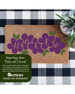 Botanical Doormat Workshop | Sunday March 15th at 1pm