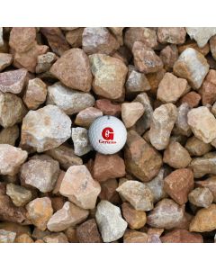 Bryan Red Limestone 1.5" per cubic yard