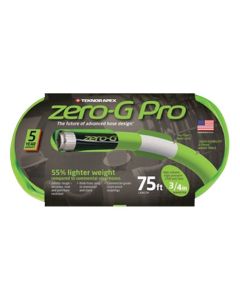 Zero-G Pro Commercial Garden Hose,  3/4"" x 75'
