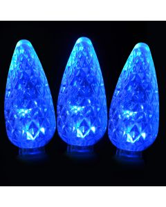 Gabriel Lights® LED C6 Facet Blue String Lights
