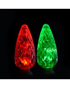Gabriel Lights® LED C9 Facet Green & Red String Lights