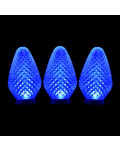 Gabriel Lights® LED C7 Facet Blue String Lights
