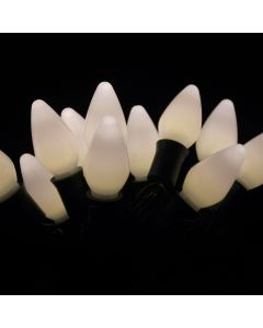 Gabriel Lights® LED C7 Opaque Warm White String Lights
