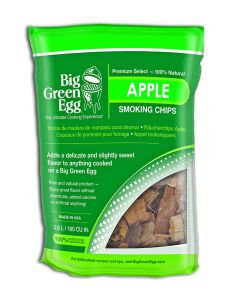 Big Green Egg Apple Wood Chips 2.9L Bag