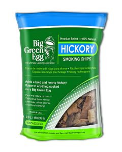 Big Green Egg Hickory Wood Chips 2.9L Bag