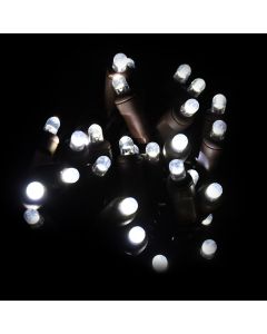 Gabriel Lights® LED 5mm Focused Convex Cool White String Lights