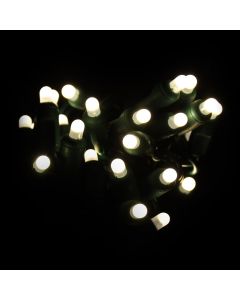 Gabriel Lights® LED 5mm Focused Convex Warm White Frost String Lights
