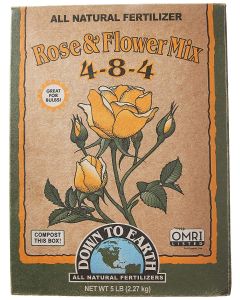 Down To Earth Rose & Flower Mix 4-8-4 Fertilizer
