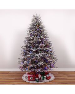 Minnesota Frosted Sugar Fir with Galaxy LEDs, Gabriel Tree® Artificial Christmas Tree