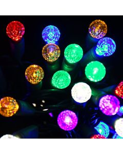 Gabriel Lights® LED G12 Facet Multi-Colored String Lights