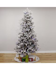 Snowy Lusten Fir with Sparkle LEDs, Gabriel Tree® Artificial Christmas Tree