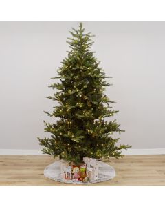 Minnesota Rainy Lake Fir with Warm White 3MM LEDs, Gabriel Tree® Artificial Christmas Tree