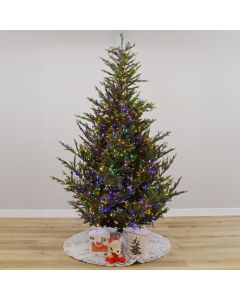 Saint Croix Fir with Sparkle LEDs, Gabriel Tree® Artificial Christmas Tree