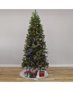 Seneca Falls Slim with Galaxy LEDs, Gabriel Tree® Artificial Christmas Tree