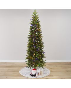 Minnesota Grand Marais Fir Pencil with Dual LEDs, Gabriel Tree® Artificial Christmas Tree