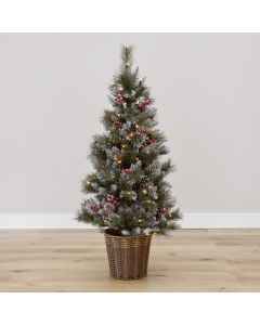 Minnesota Randolph Entry Tree with Clear Incandescent T5s, Gabriel Tree® Artificial Christmas Tree