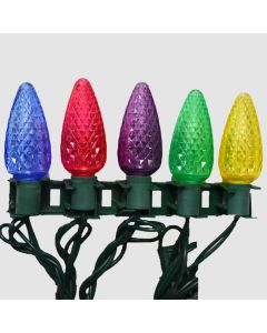 Gabriel Lights® LED C9 Facet Multi-Colored String Lights