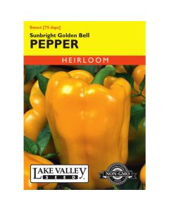 Capsicum, Pepper (Sweet), Sunbright Golden Bell Pepper, 0.3g